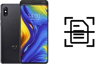 Digitalize documentos em um Xiaomi Mi Mix 3