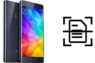 Digitalize documentos em um Xiaomi Mi Note 2 Global Edition