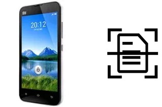 Digitalize documentos em um Xiaomi Mi 2