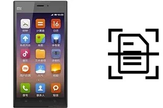 Digitalize documentos em um Xiaomi Mi 3