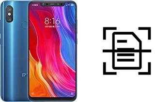 Digitalize documentos em um Xiaomi Mi 8