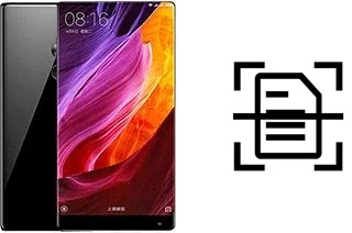 Digitalize documentos em um Xiaomi Mi Mix