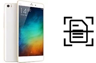 Digitalize documentos em um Xiaomi Mi Note Pro