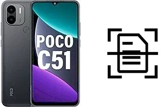 Digitalize documentos em um Xiaomi Poco C51