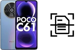 Digitalize documentos em um Xiaomi Poco C61