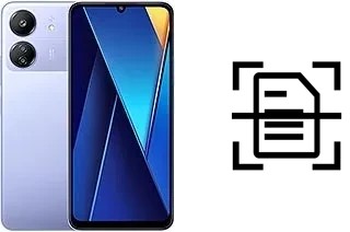 Digitalize documentos em um Xiaomi Poco C65