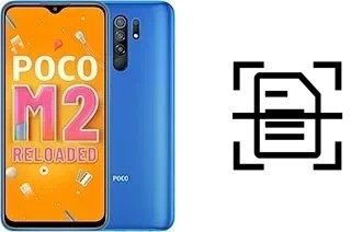 Digitalize documentos em um Xiaomi Poco M2 Reloaded