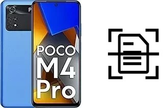 Digitalize documentos em um Xiaomi Poco M4 Pro