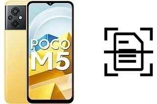 Digitalize documentos em um Xiaomi Poco M5 (India)