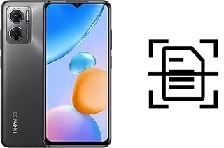 Digitalize documentos em um Xiaomi Redmi 11 Prime 5G