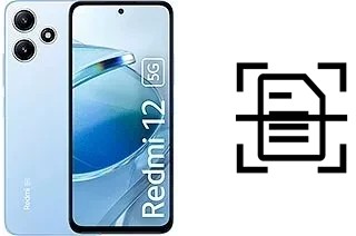 Digitalize documentos em um Xiaomi Redmi 12 5G