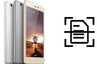 Digitalize documentos em um Xiaomi Redmi 3