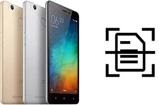 Digitalize documentos em um Xiaomi Redmi 3 Pro