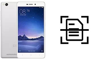 Digitalize documentos em um Xiaomi Redmi 3s