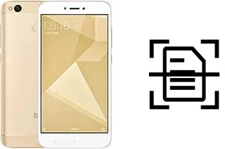 Digitalize documentos em um Xiaomi Redmi 4X