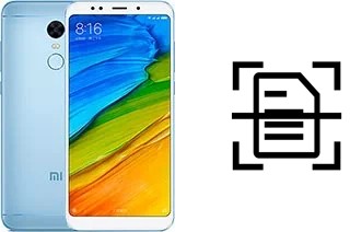 Digitalize documentos em um Xiaomi Redmi Note 5 (Redmi 5 Plus)