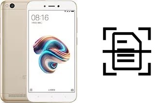 Digitalize documentos em um Xiaomi Redmi 5A