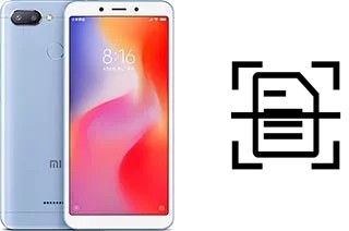 Digitalize documentos em um Xiaomi Redmi 6