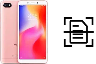 Digitalize documentos em um Xiaomi Redmi 6A