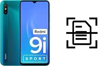 Digitalize documentos em um Xiaomi Redmi 9i Sport