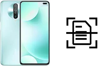 Digitalize documentos em um Xiaomi Redmi K30 5G Racing