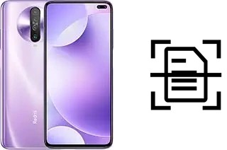 Digitalize documentos em um Xiaomi Redmi K30