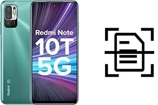 Digitalize documentos em um Xiaomi Redmi Note 10T 5G