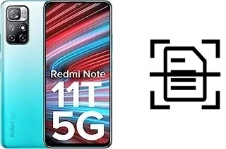 Digitalize documentos em um Xiaomi Redmi Note 11T 5G