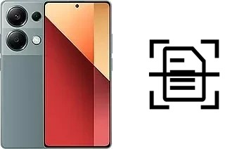 Digitalize documentos em um Xiaomi Redmi Note 13 Pro 4G