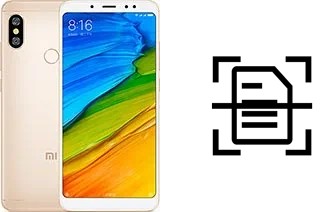 Digitalize documentos em um Xiaomi Redmi Note 5 AI Dual Camera