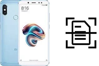 Digitalize documentos em um Xiaomi Redmi Note 5 Pro