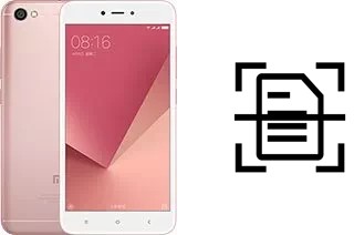 Digitalize documentos em um Xiaomi Redmi Y1 Lite