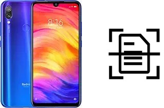 Digitalize documentos em um Xiaomi Redmi Note 7 Pro