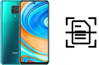 Digitalize documentos em um Xiaomi Redmi Note 9 Pro