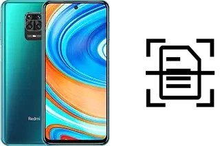 Digitalize documentos em um Xiaomi Redmi Note 9 Pro Max