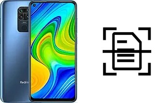 Digitalize documentos em um Xiaomi Redmi Note 9