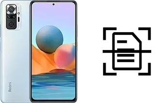 Digitalize documentos em um Xiaomi Redmi Note 10 Pro