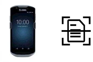 Digitalize documentos em um Zebra TC57