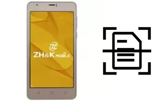 Digitalize documentos em um ZH-K Mobile Spark 3