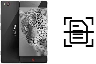 Digitalize documentos em um ZTE nubia Z9