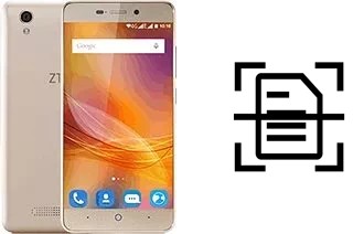 Digitalize documentos em um ZTE Blade A452