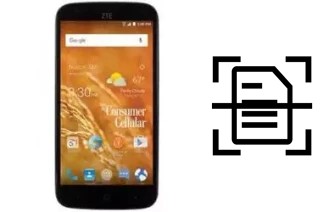 Digitalize documentos em um ZTE Avid 916