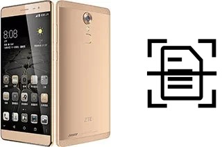 Digitalize documentos em um ZTE Axon Max