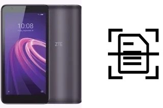 Digitalize documentos em um ZTE Blade A3 Lite