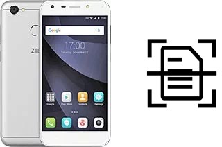 Digitalize documentos em um ZTE Blade A6