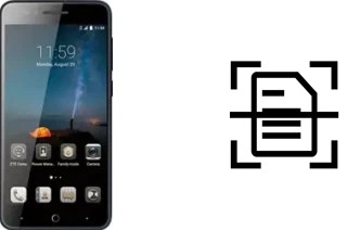 Digitalize documentos em um ZTE Blade A612