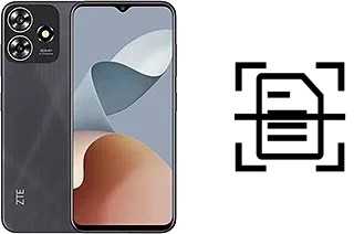 Digitalize documentos em um ZTE Blade A73