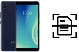 Digitalize documentos em um ZTE Blade L210