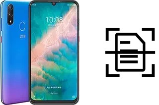 Digitalize documentos em um ZTE Blade V20