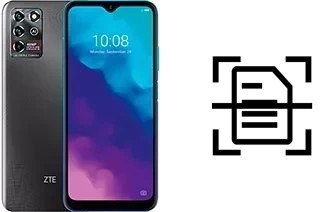 Digitalize documentos em um ZTE Blade V30 Vita